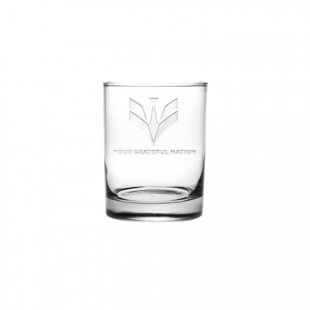 Your Grateful Nation 15 oz. Double on the Rocks Glass (Set of Four)