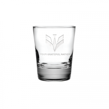 Your Grateful Nation 13.25 oz. Double Old Fashioned Glass (Set of Four)