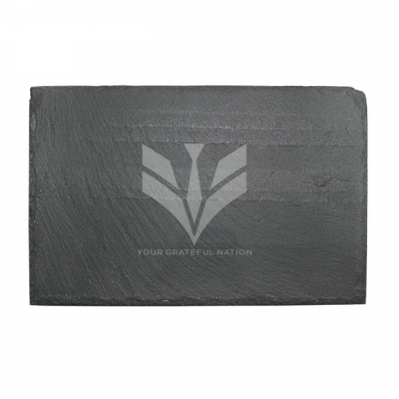 Your Grateful Nation Slate Cheese Server - 12" x 8"